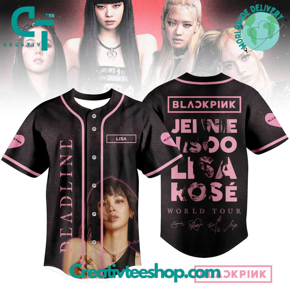 Blackpink World Tour 2025 Special Edition Baseball Jersey