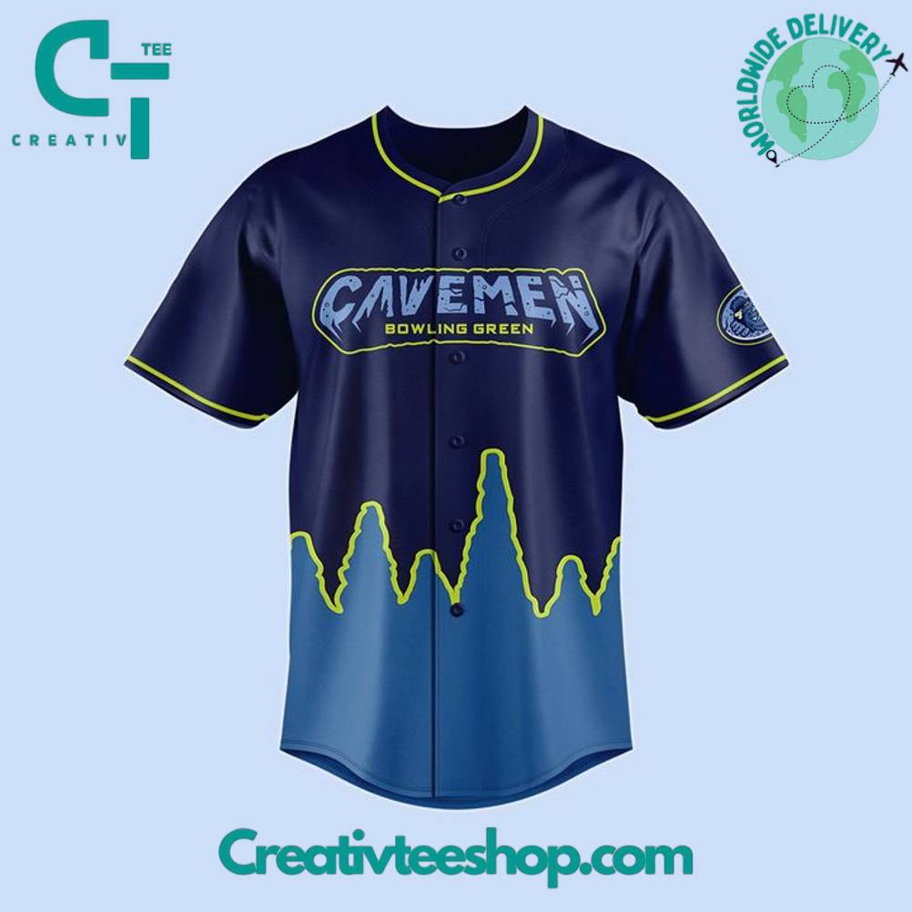 Bowling Green Hot Rods x Cavemen Special New Baseball Jersey