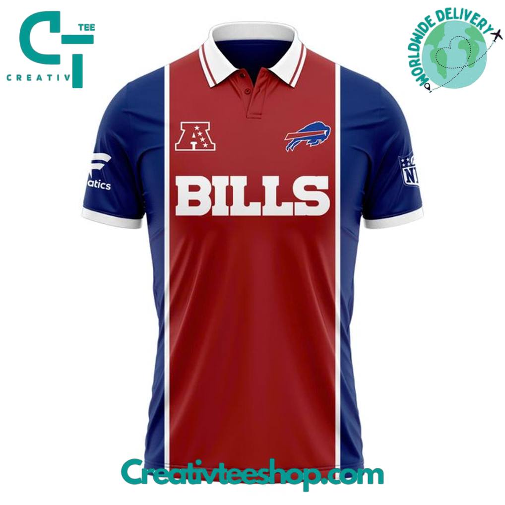 Buffalo Bills NFL 2025 Football x Football Polo