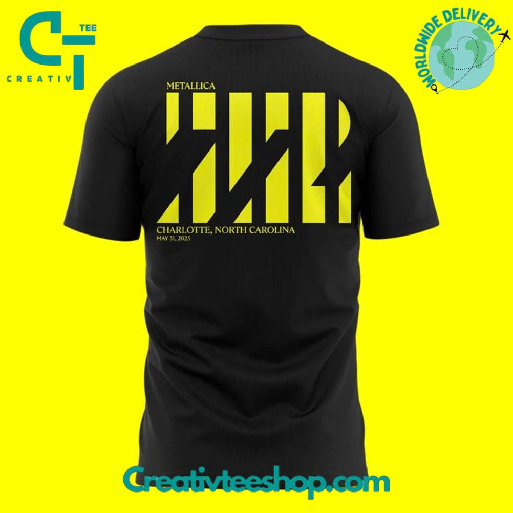 Carolina Panthers x Metallica M72 World Tour in Charlotte Limited Edition Shirt