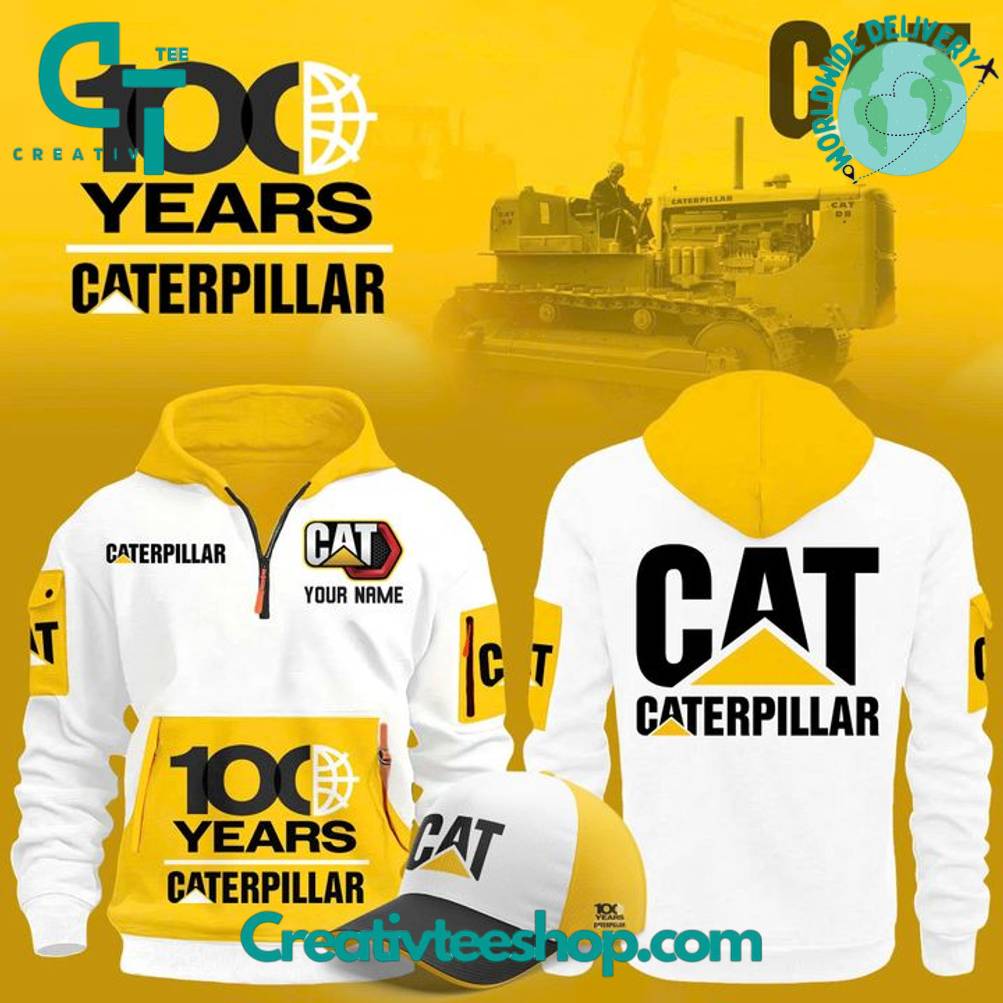 Caterpillar 100 Years Special Quarter-Zip Hoodie