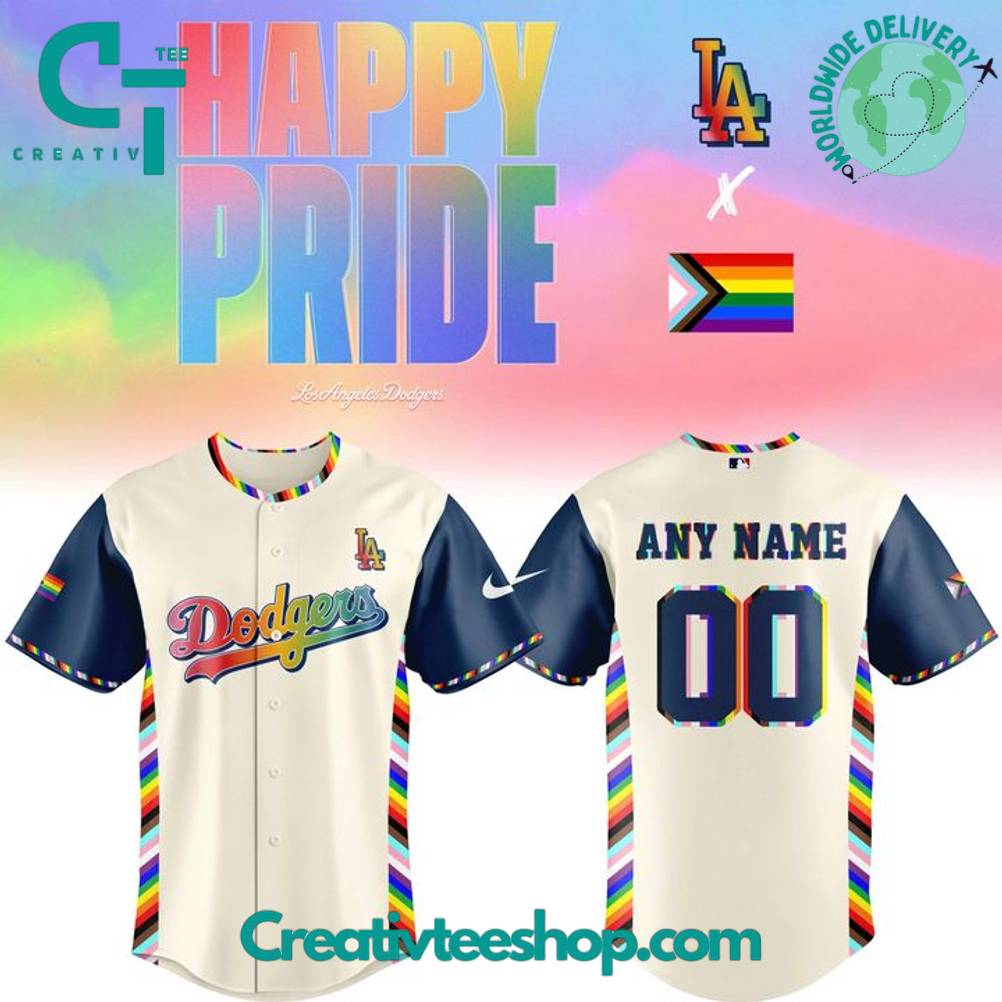 Los Angeles Dodgers x Happy Pride Month 2025 Special Baseball Jersey