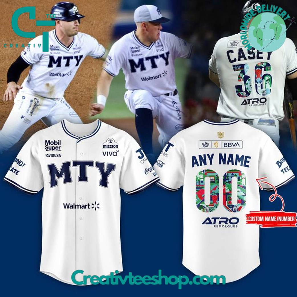 Sultanes de Monterrey World Cup Fusion Personalized Baseball Jersey