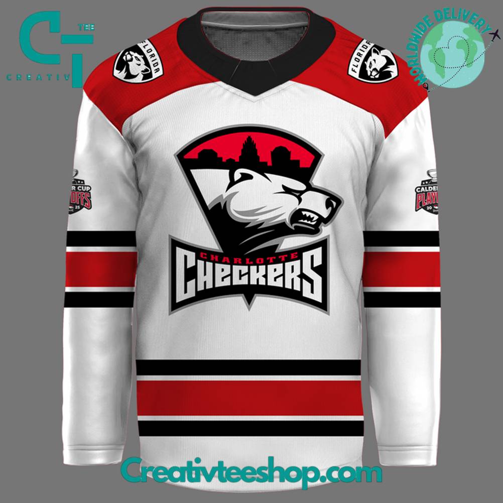 Charlotte Checkers Eastern Conference Champions 2025 Limited Edition Hockey Jersey