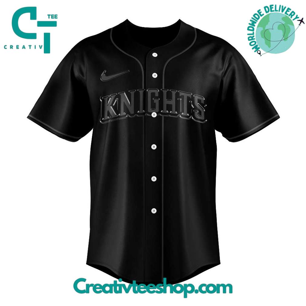 Charlotte Knights “Back to Black” Special Baseball Jersey
