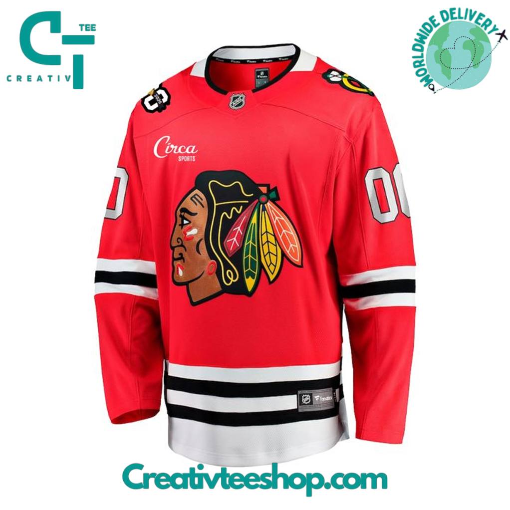 Chicago Blackhawks 100 Years Anniversary Special Edition Hockey Jersey