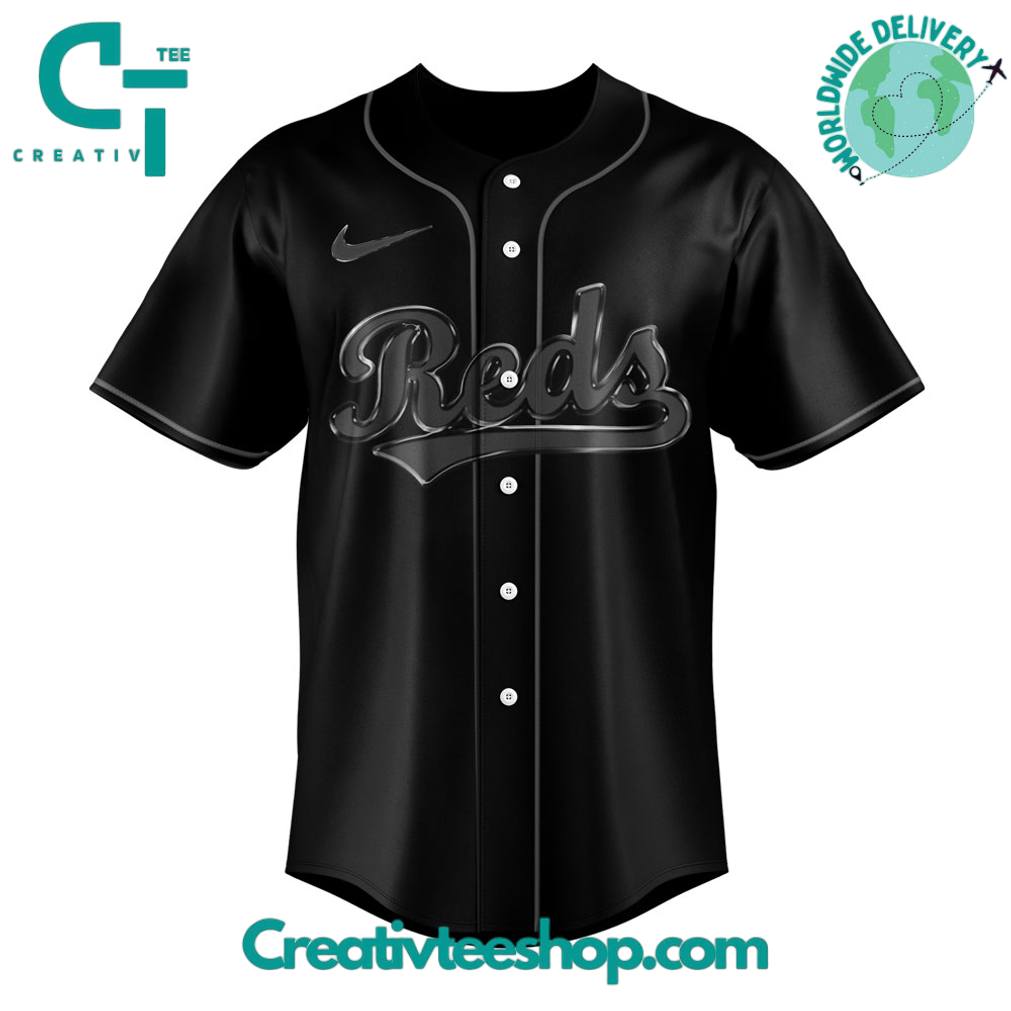 Cincinnati Reds “Back to Black” Special Baseball Jersey