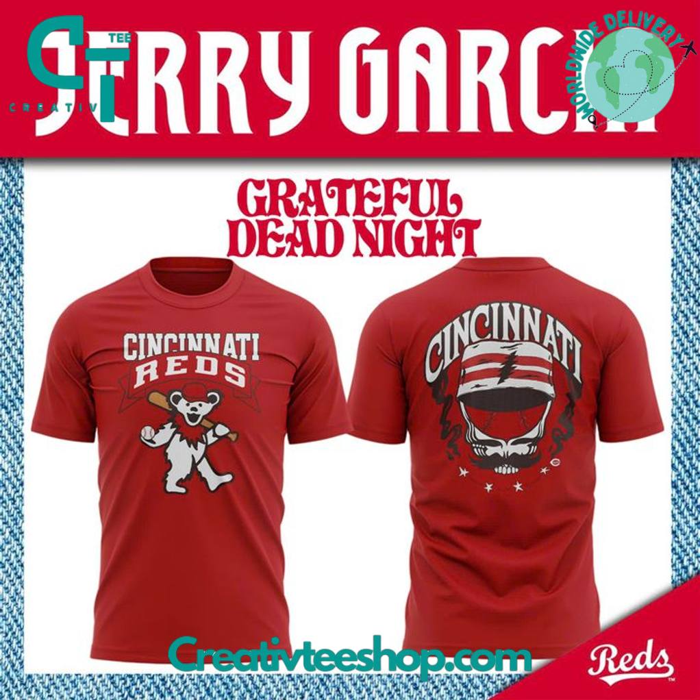 Cincinnati Reds x Grateful Dead Night Special Tee
