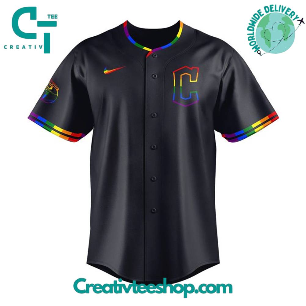 Cleveland Guardians Celebrate Pride Month Personalized Baseball Jersey
