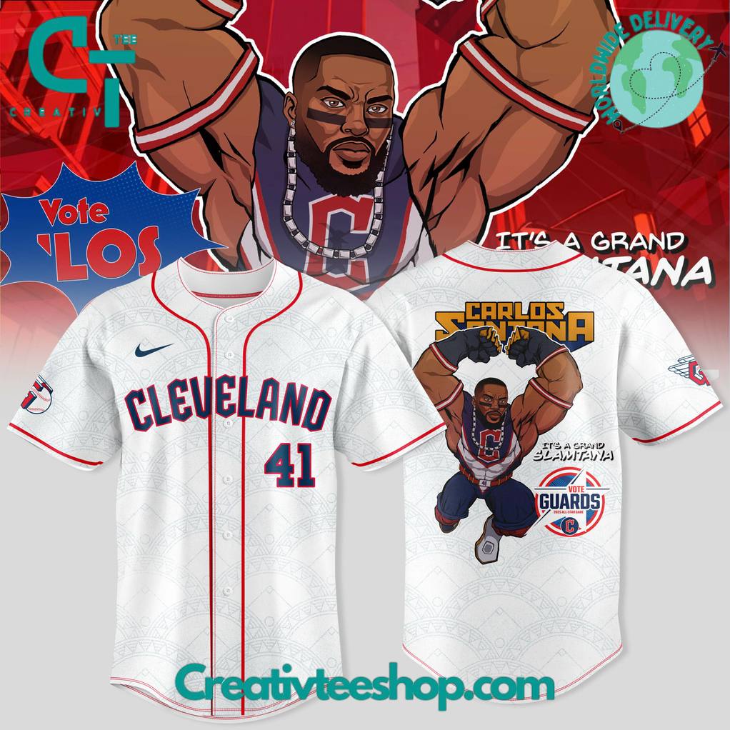 Cleveland Guardians x Guardian Power: All-Star Edition “Carlos Santana” Special Baseball Jersey
