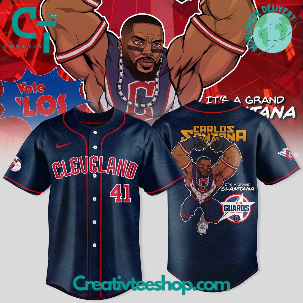Cleveland Guardians x Guardian Power: All-Star Edition “Carlos Santana” Special Baseball Jersey