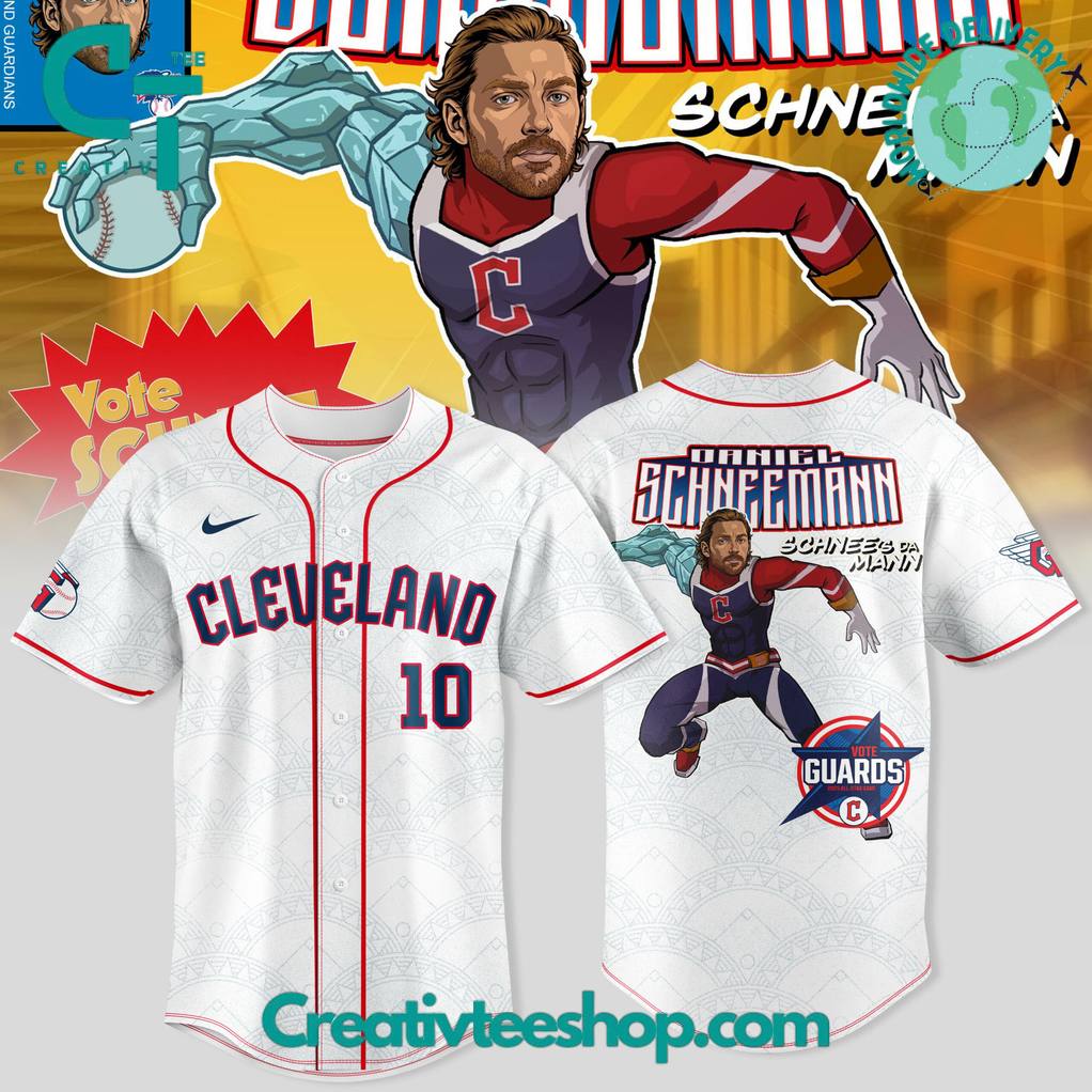 Cleveland Guardians x Guardian Power: All-Star Edition “Daniel Schneemann” Special Baseball Jersey