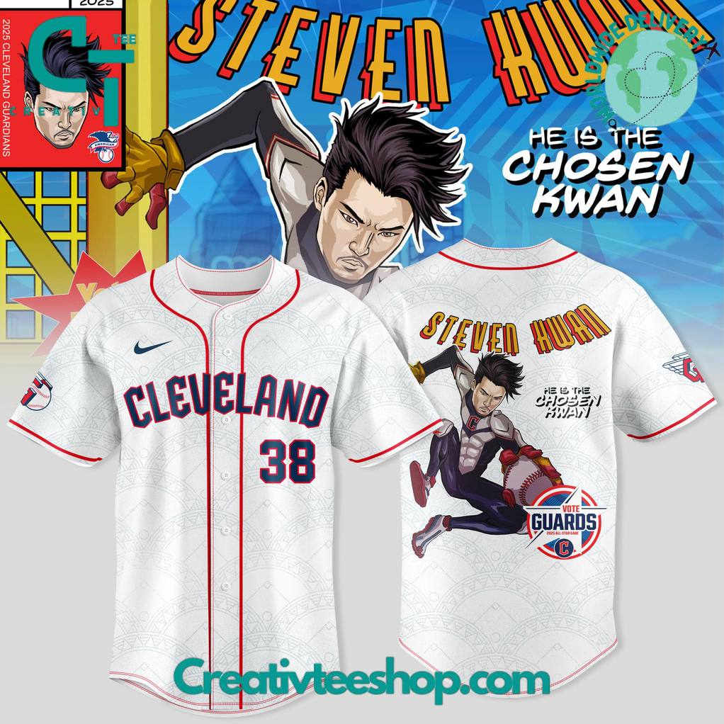 Cleveland Guardians x Guardian Power: All-Star Edition “Steven Kwan” Special Baseball Jersey