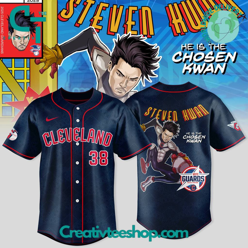 Cleveland Guardians x Guardian Power: All-Star Edition “Steven Kwan” Special Baseball Jersey