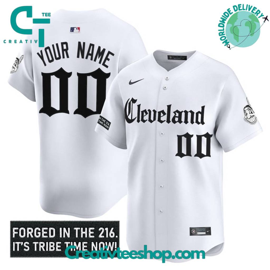 Cleveland Indians ‘Gothic Iron Edition’ Special Edition Baseball Jersey
