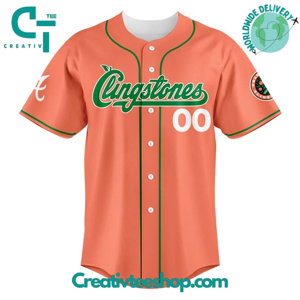 Columbus Clingstones x Peach 2025 Personalized Baseball Jersey