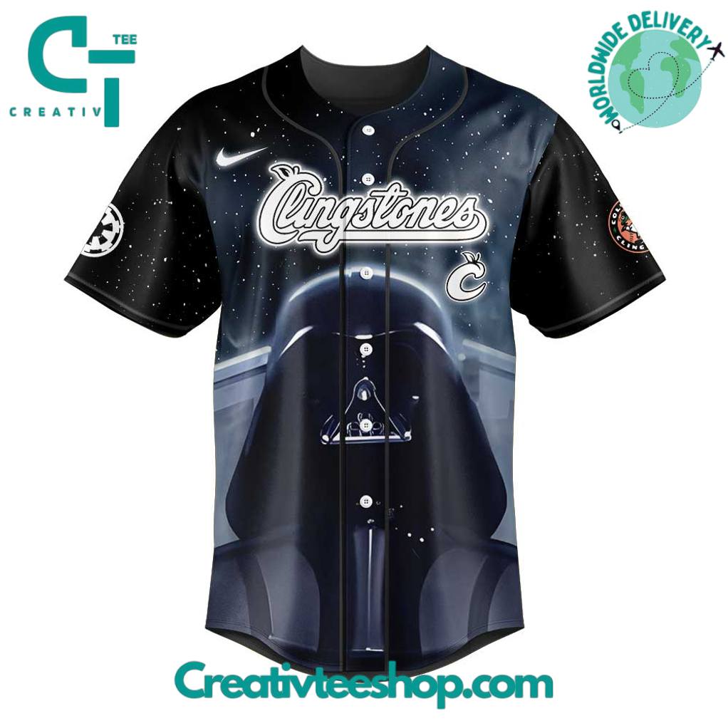 Columbus Clingstones x Star Wars Night 2025 Special Edition Baseball Jersey