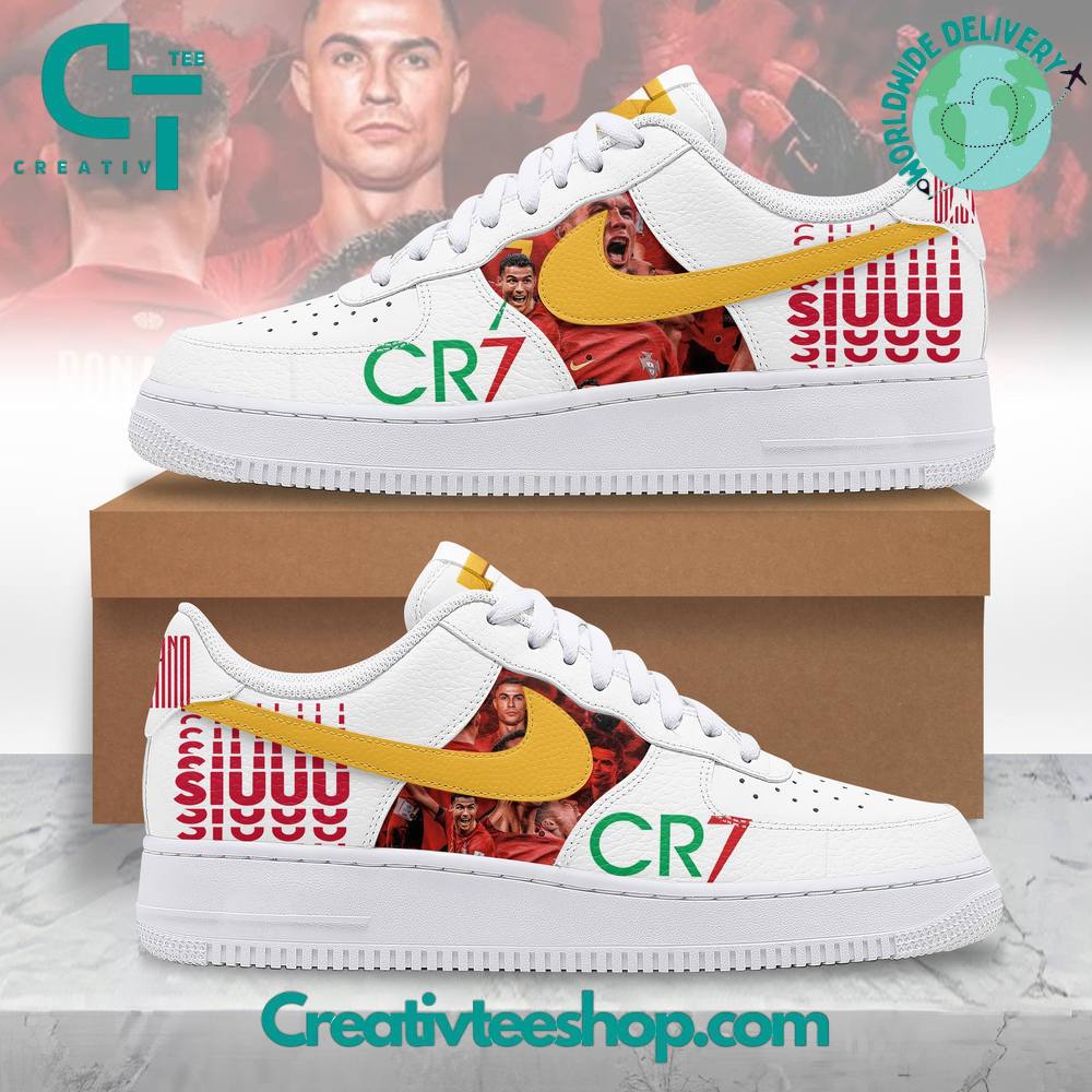 Cristiano Ronaldo in Portugal National Football Team “Siuuuuu!” Special Edition Air Force 1 Sneaker