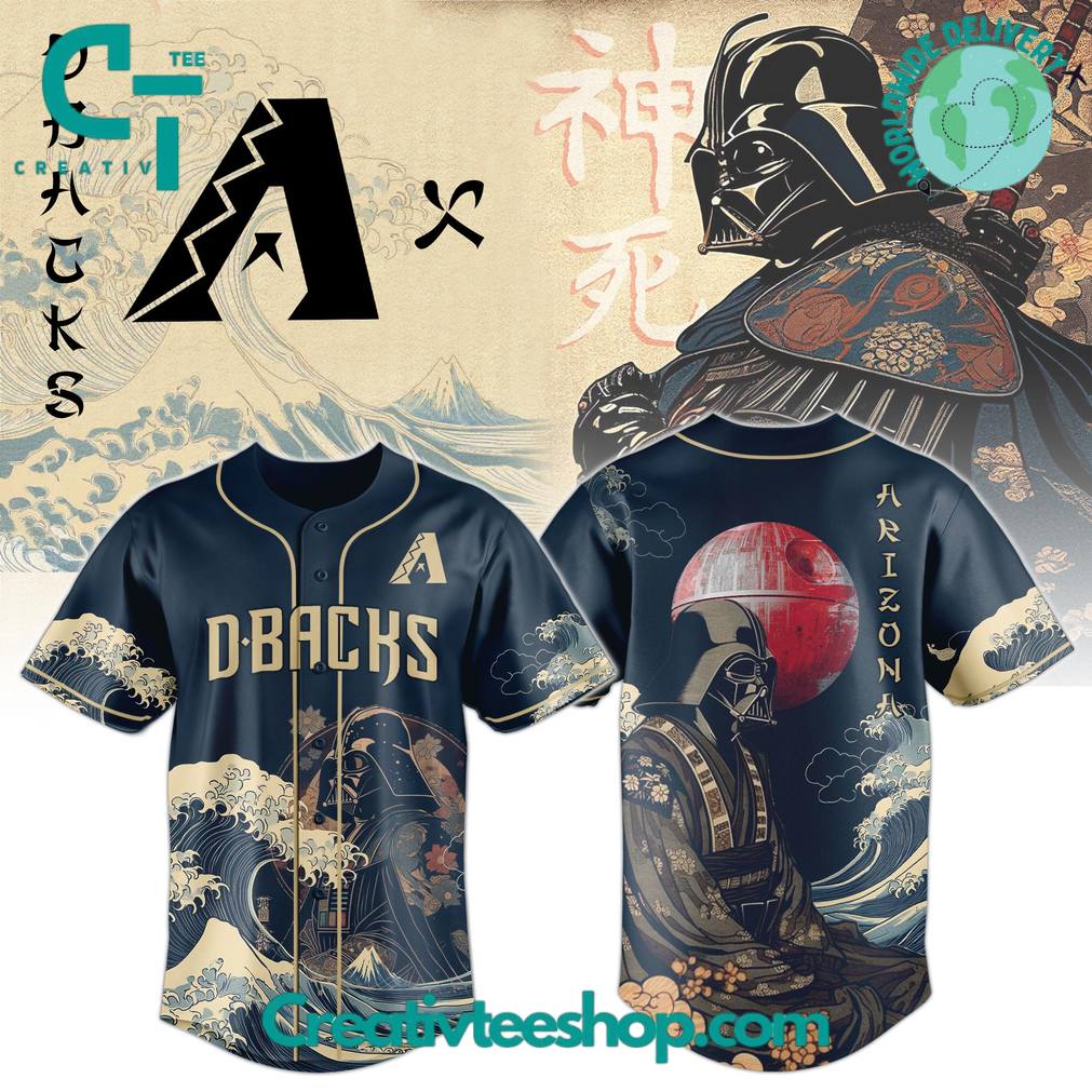 Arizona Diamondbacks x Lord Vader Japan Edition 2025 Baseball Jersey