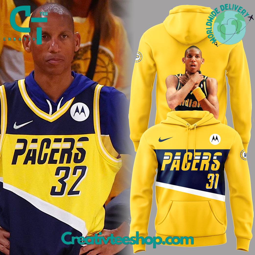 Indiana Pacers Reggie Miller at NBA Finals Special Hoodie