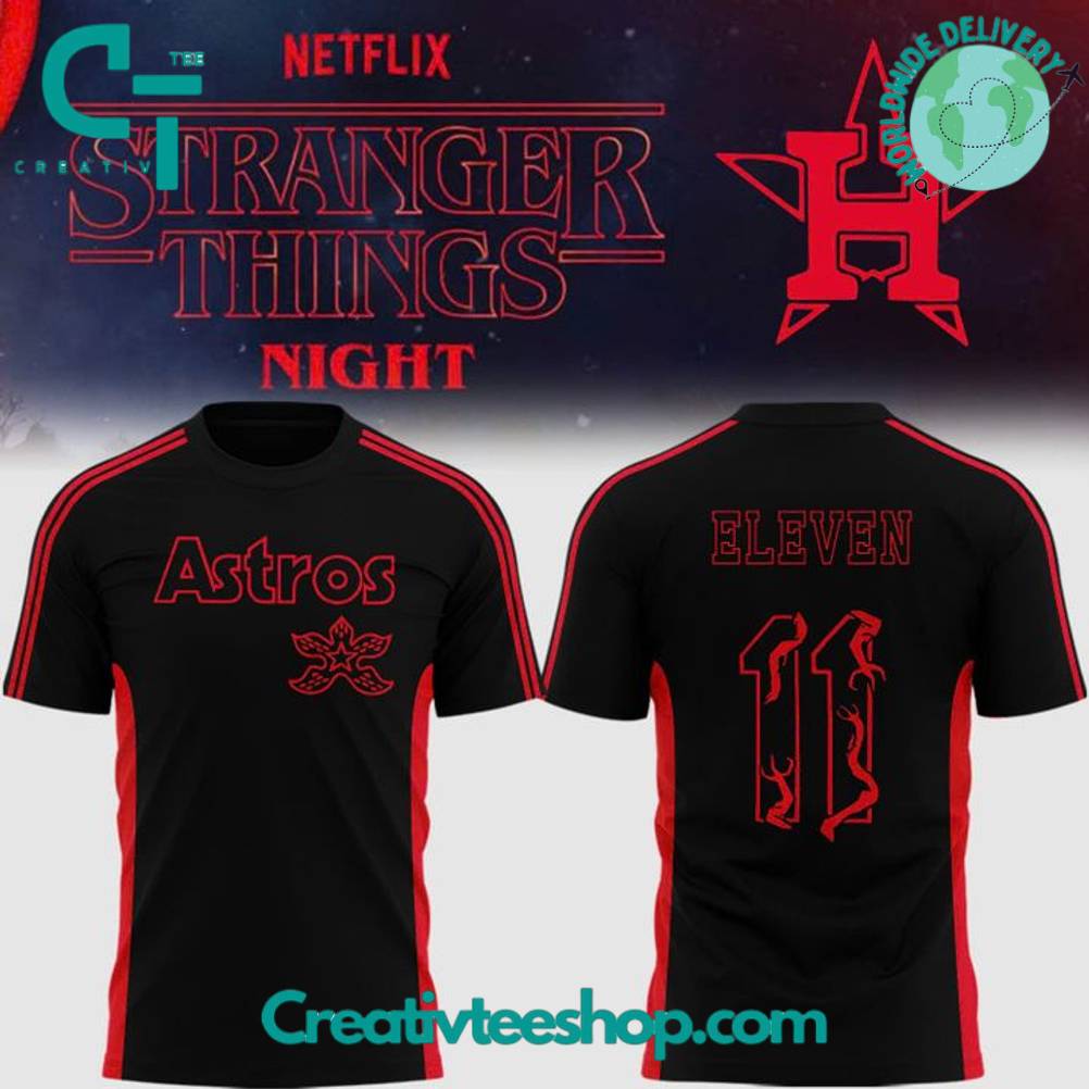Houston Astros x Stranger Things Night Special Tee