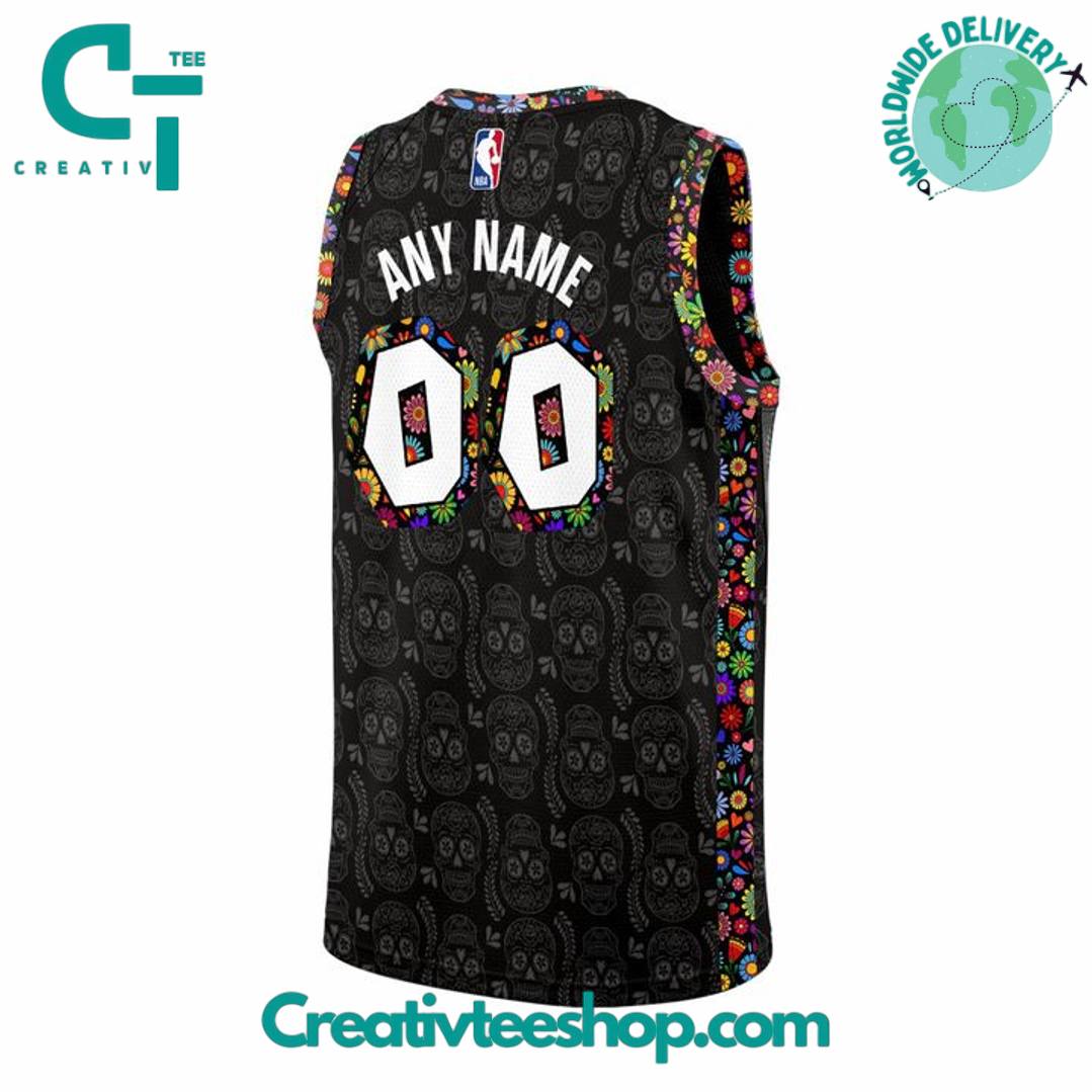 Dallas Mavericks x Mexico City Game 2025 Personalized Baskeball Jersey