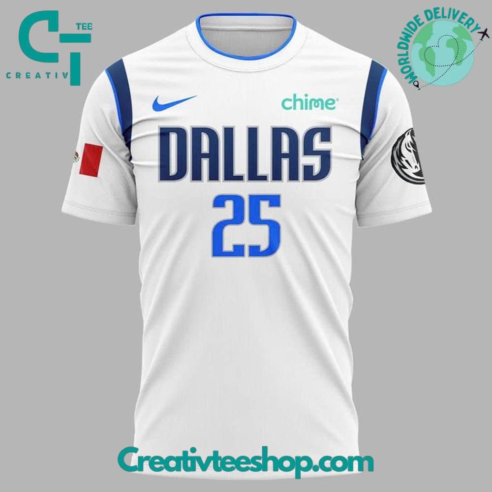 Dallas Mavericks x Mexico City Game 2025 Special Tee
