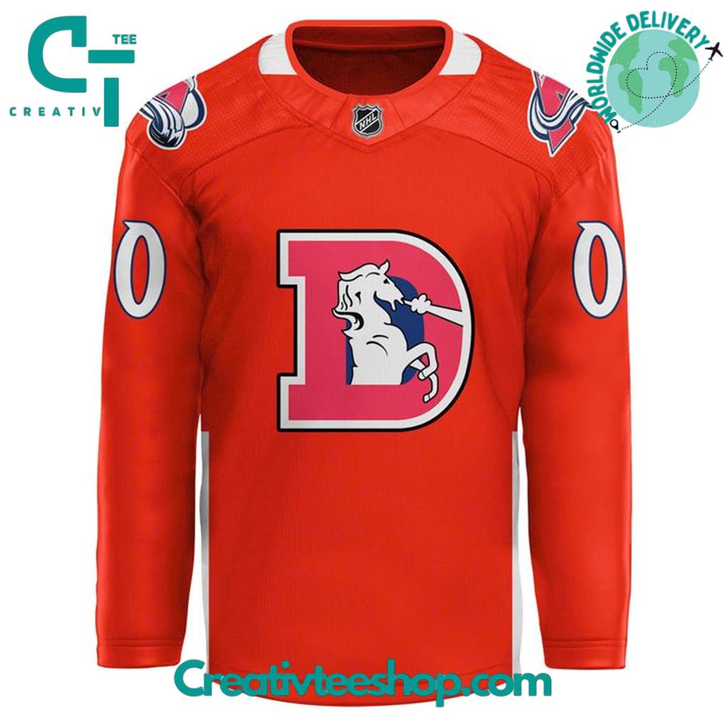 Denver Broncos x Colorado Avalanche Special Edition Hockey Jersey