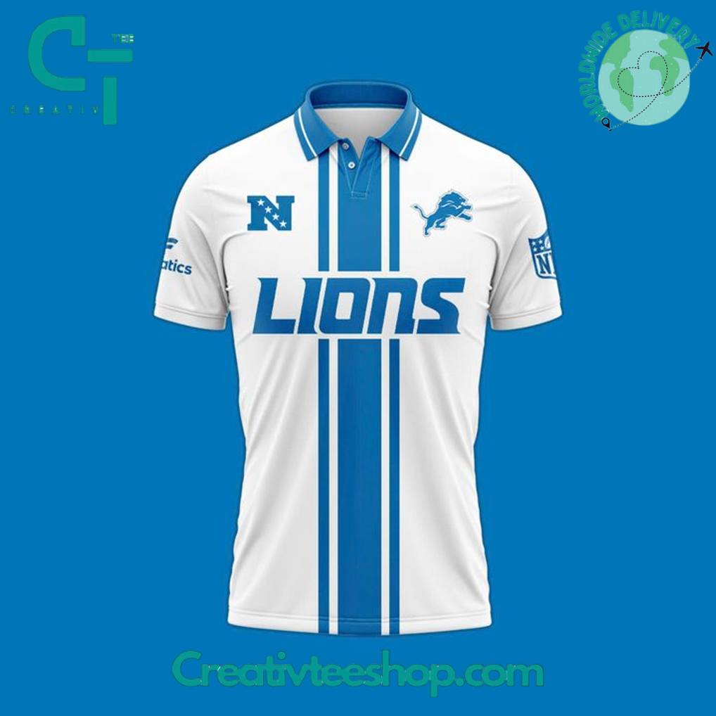 Detroit Lions NFL 2025 Football x Football Polo