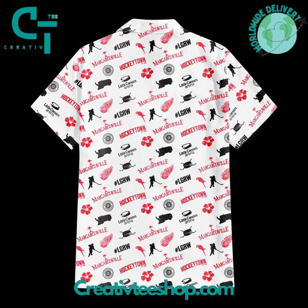 Detroit Red Wings x Margaritaville Night Limited Edition Hawaiian Shirt