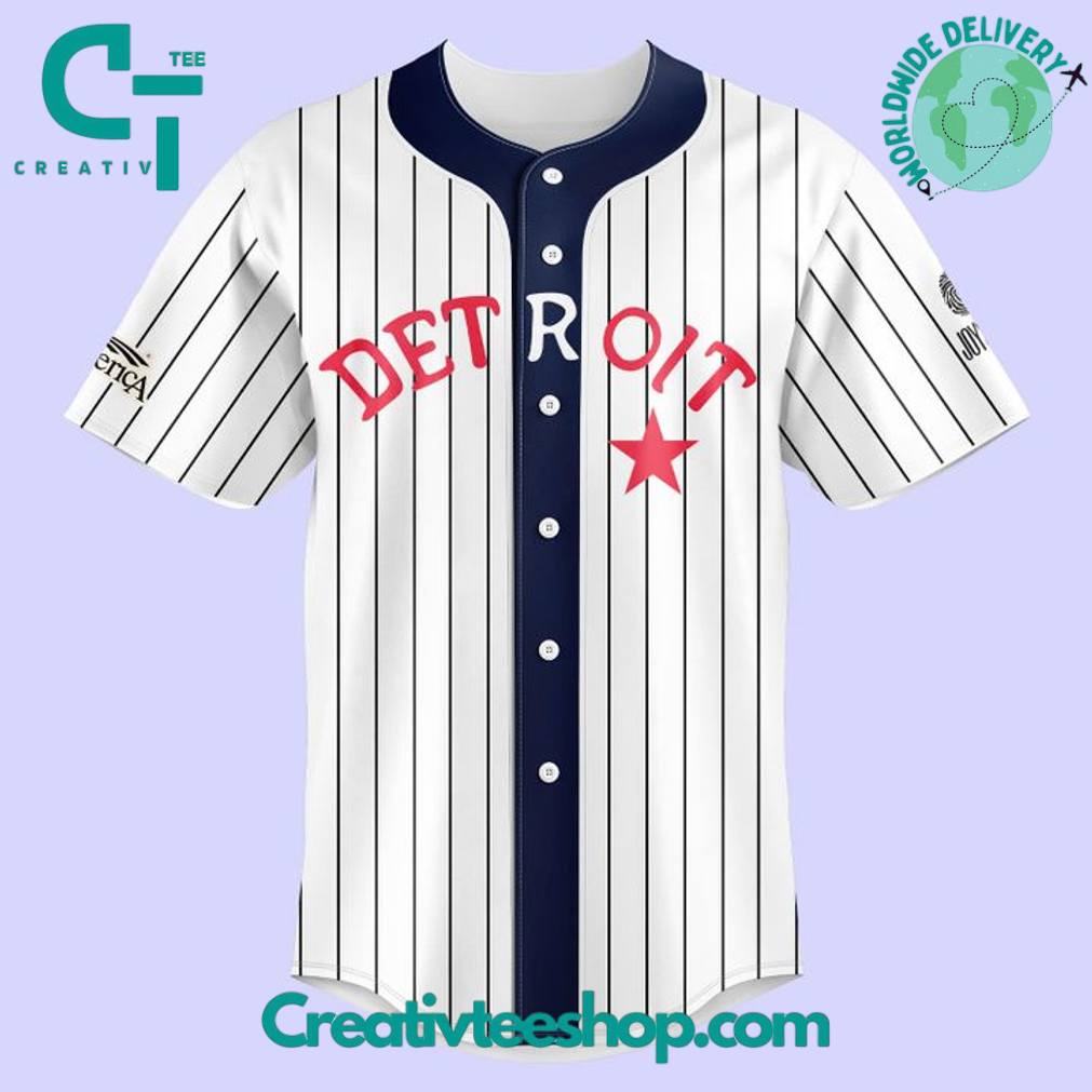 Detroit Tigers 1919 Black in White Stripes Baseball Jersey