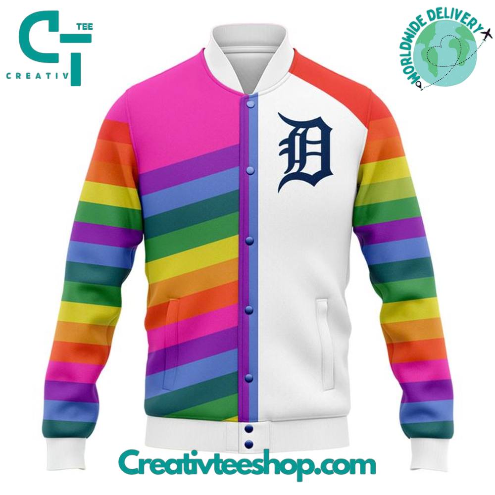 Detroit Tigers Pride Night Special Edition Baseball Jacket