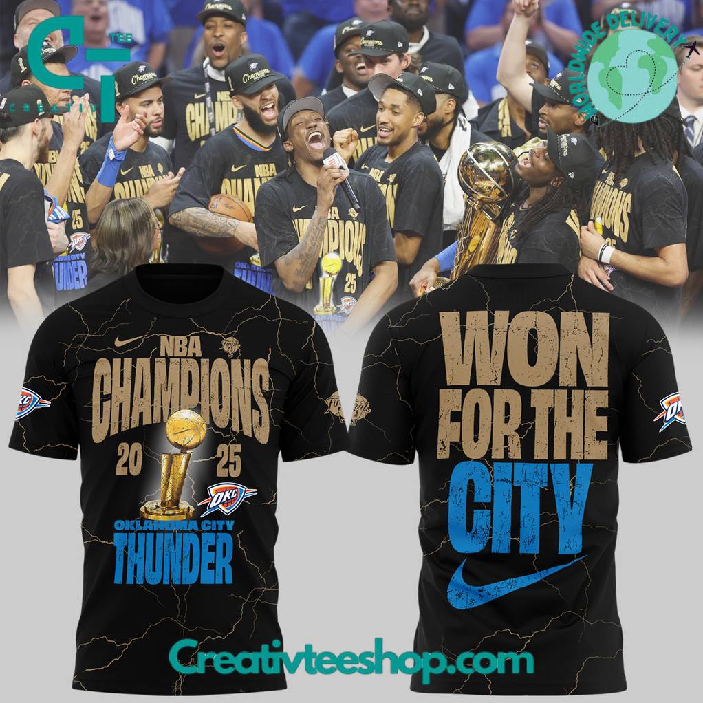 Oklahoma City Thunder NBA Champions “Won for the City” Special Tee