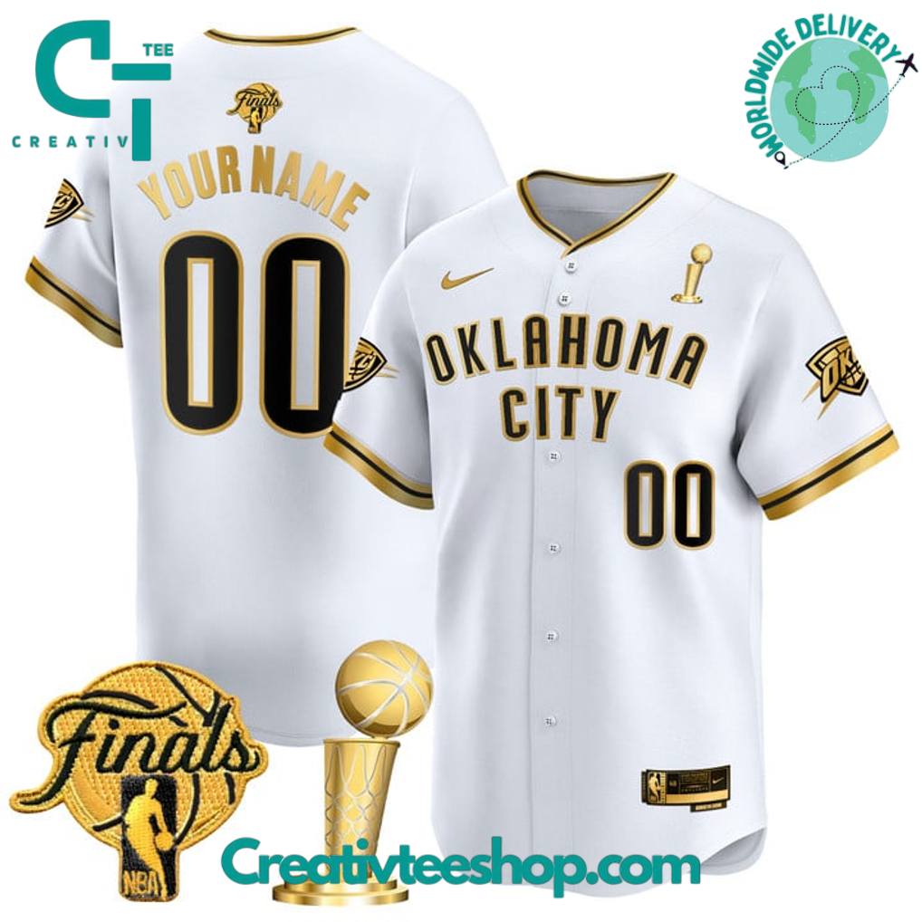 Oklahoma City Thunder 2025 Champions Special Edition Baseball Jersey