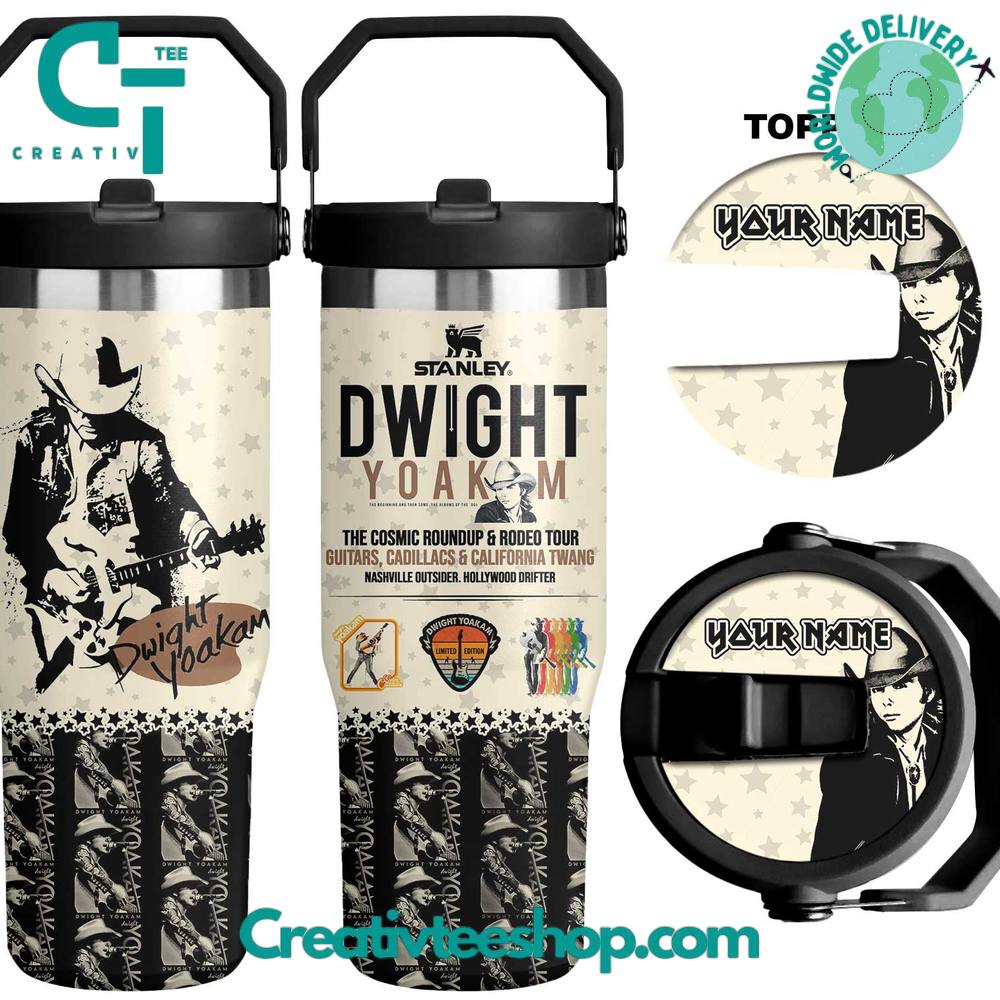 Dwight Yoakam 30 OZ IceFlow Flip Straw Tumbler