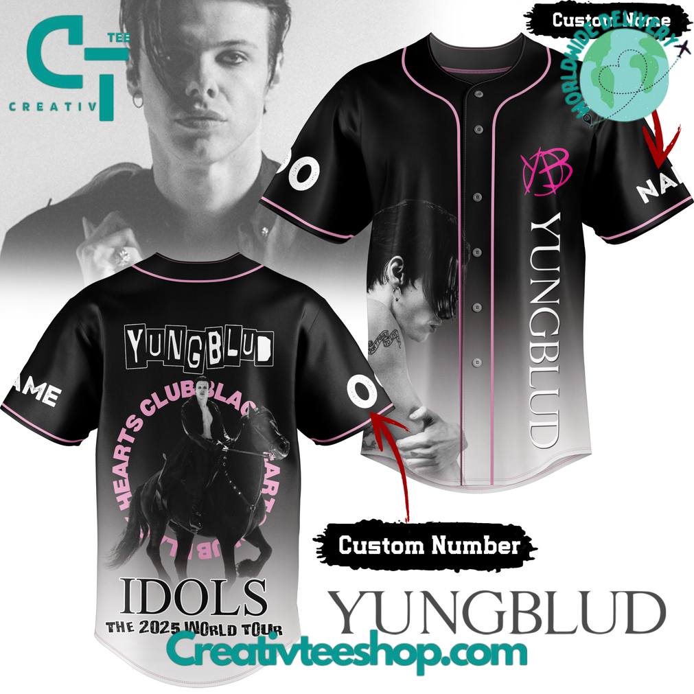 Yungblud “Idols 2025 World Tour” Custom Jersey