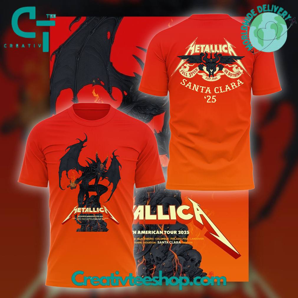 Metallica M72 World Tour “M72SantaClara” Tee