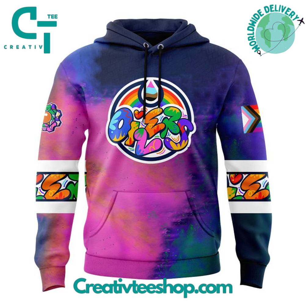 Edmonton Oilers x Happy Pride Month 2025 Special Hoodie