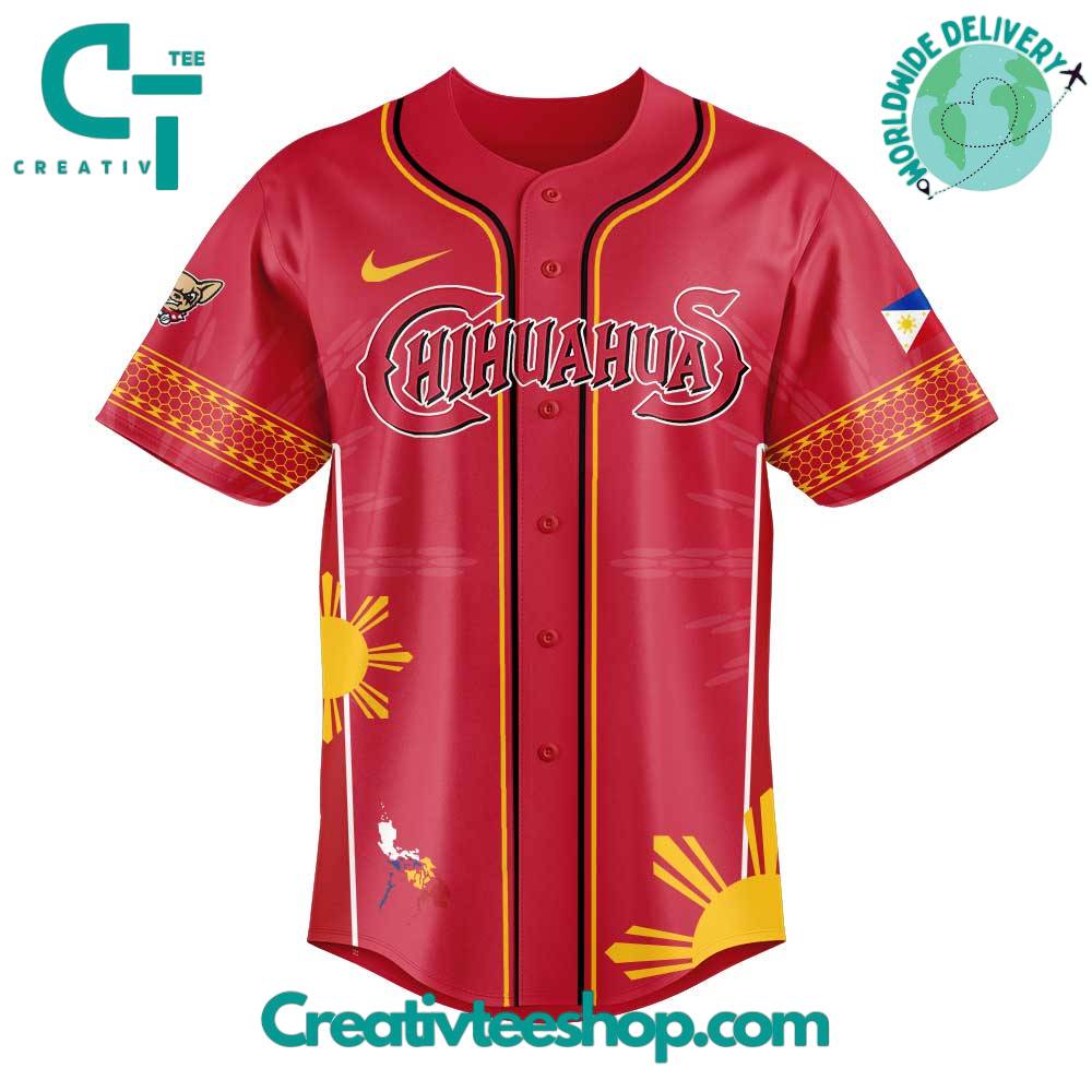 El Paso Chihuahuas Filipino Heritage Night Special Baseball Jersey