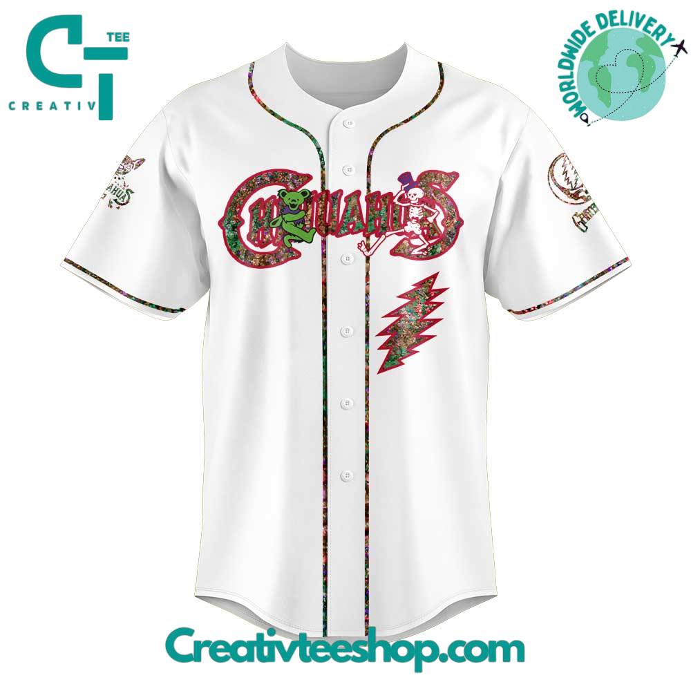 El Paso Chihuahuas Grateful Dead Night Special Baseball Jersey