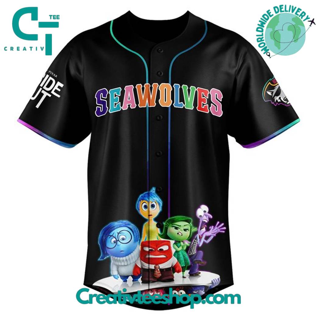 Erie SeaWolves x Inside Out 2 New 2025 Baseball Jersey
