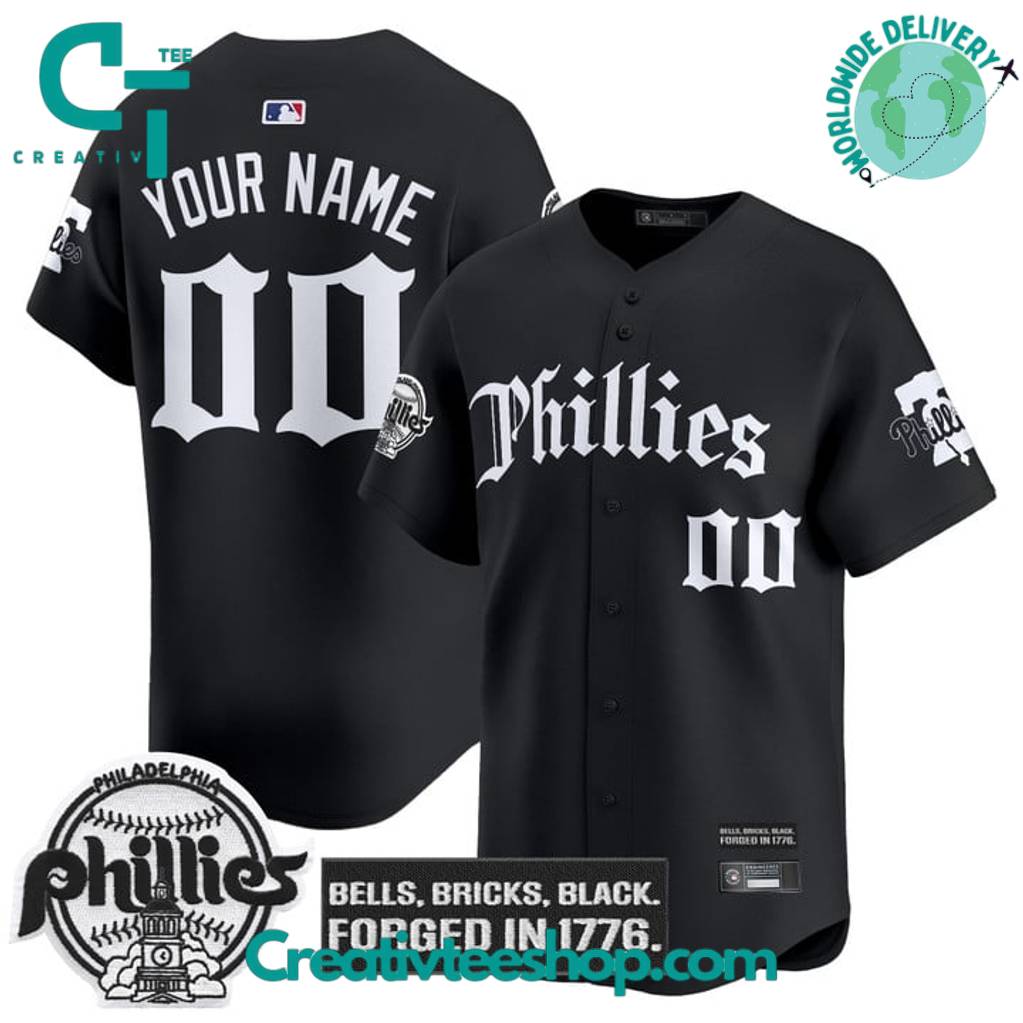Philadelphia Phillies ‘Gothic Liberty Edition’ Special Baseball Jersey