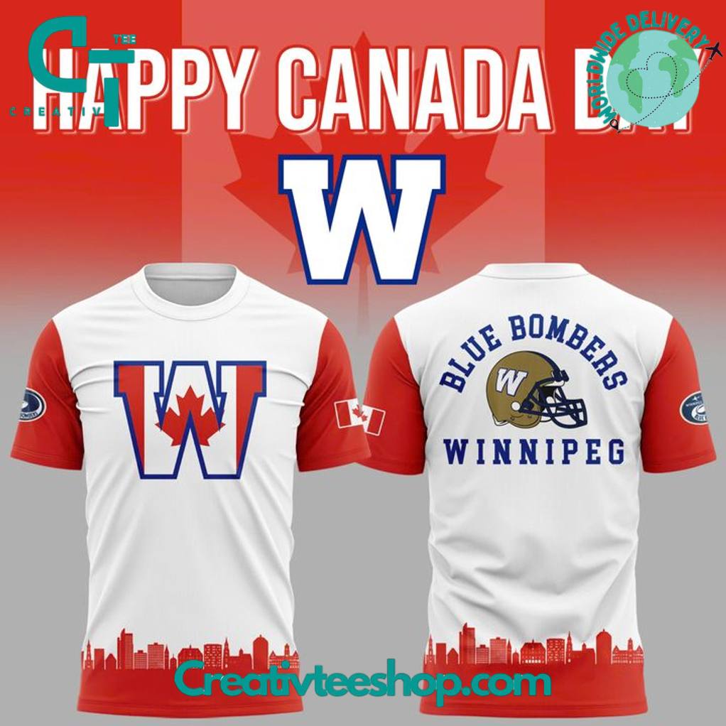 Winnipeg Blue Bombers 2025 Canada Day Special Tee