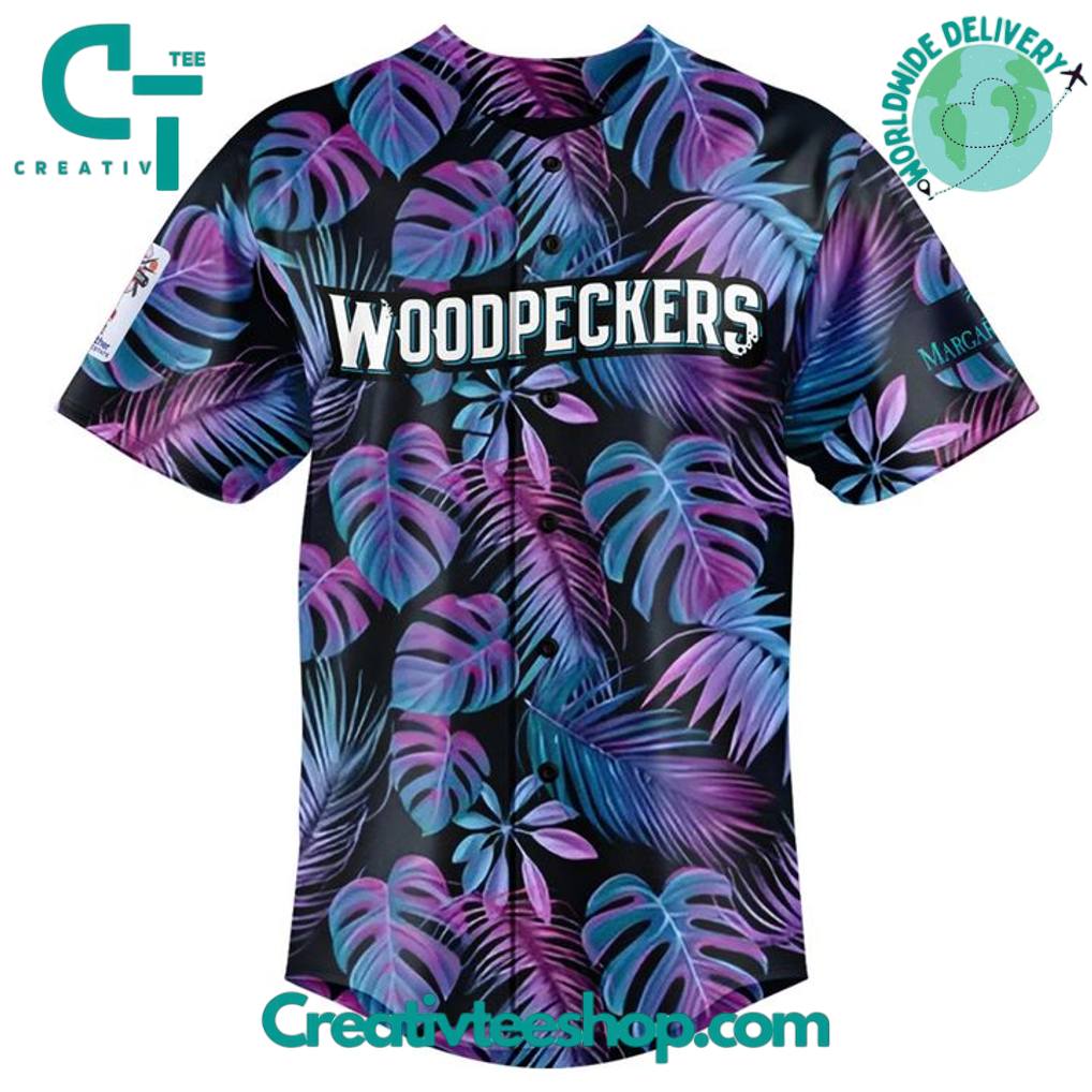 Fayetteville Woodpeckers x 2025 Margaritaville Night Special Baseball Jersey