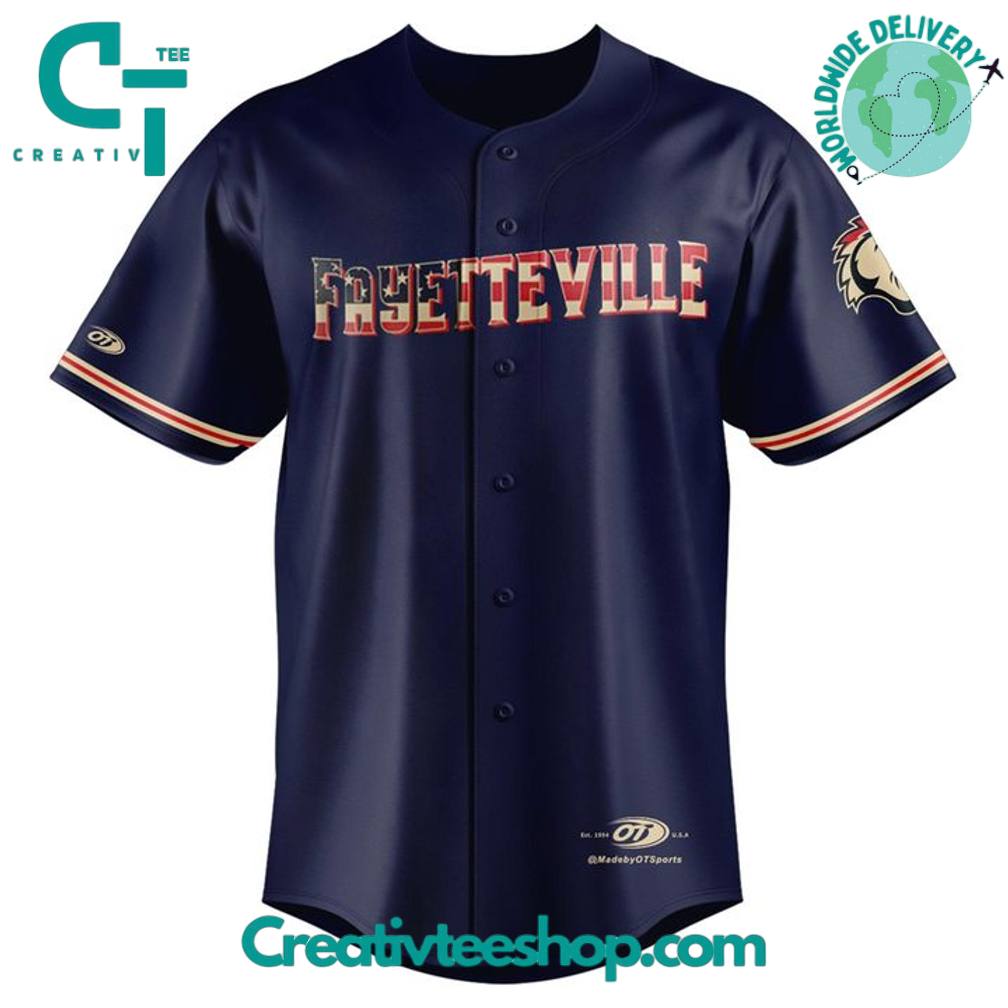Fayetteville Woodpeckers x 2025 Patriotic Night Special Baseball Jersey