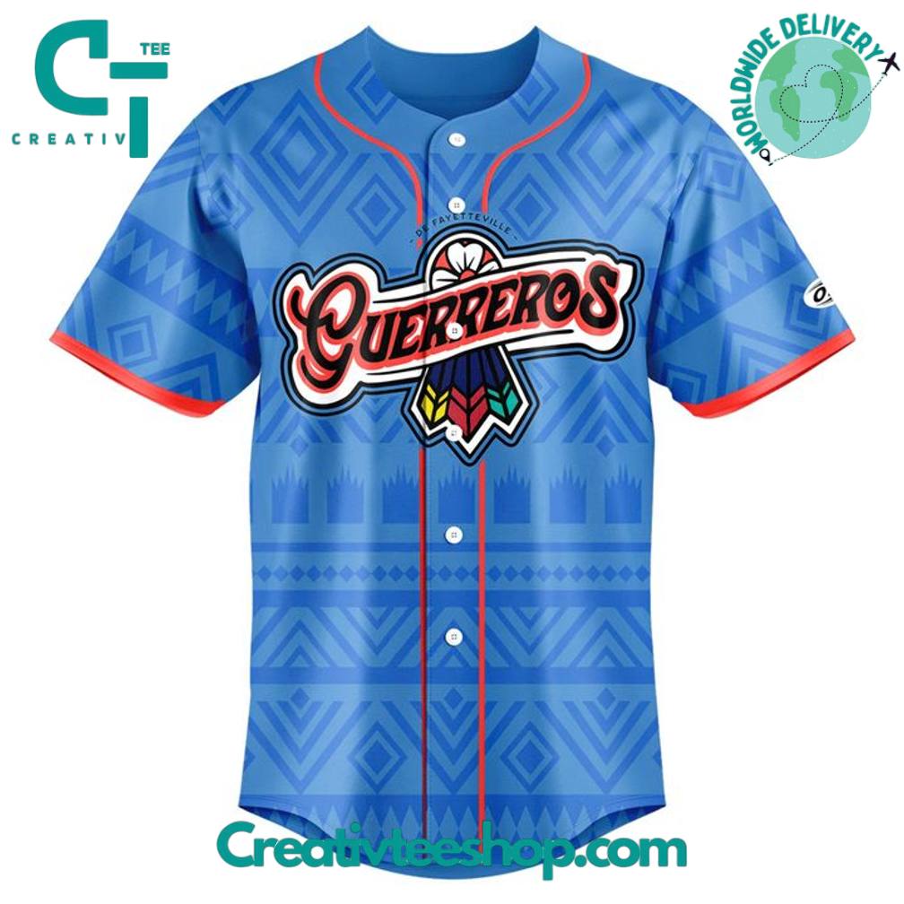 Fayetteville Woodpeckers x Los Guerreros de Fayetteville 2025 Personalized Baseball Jersey