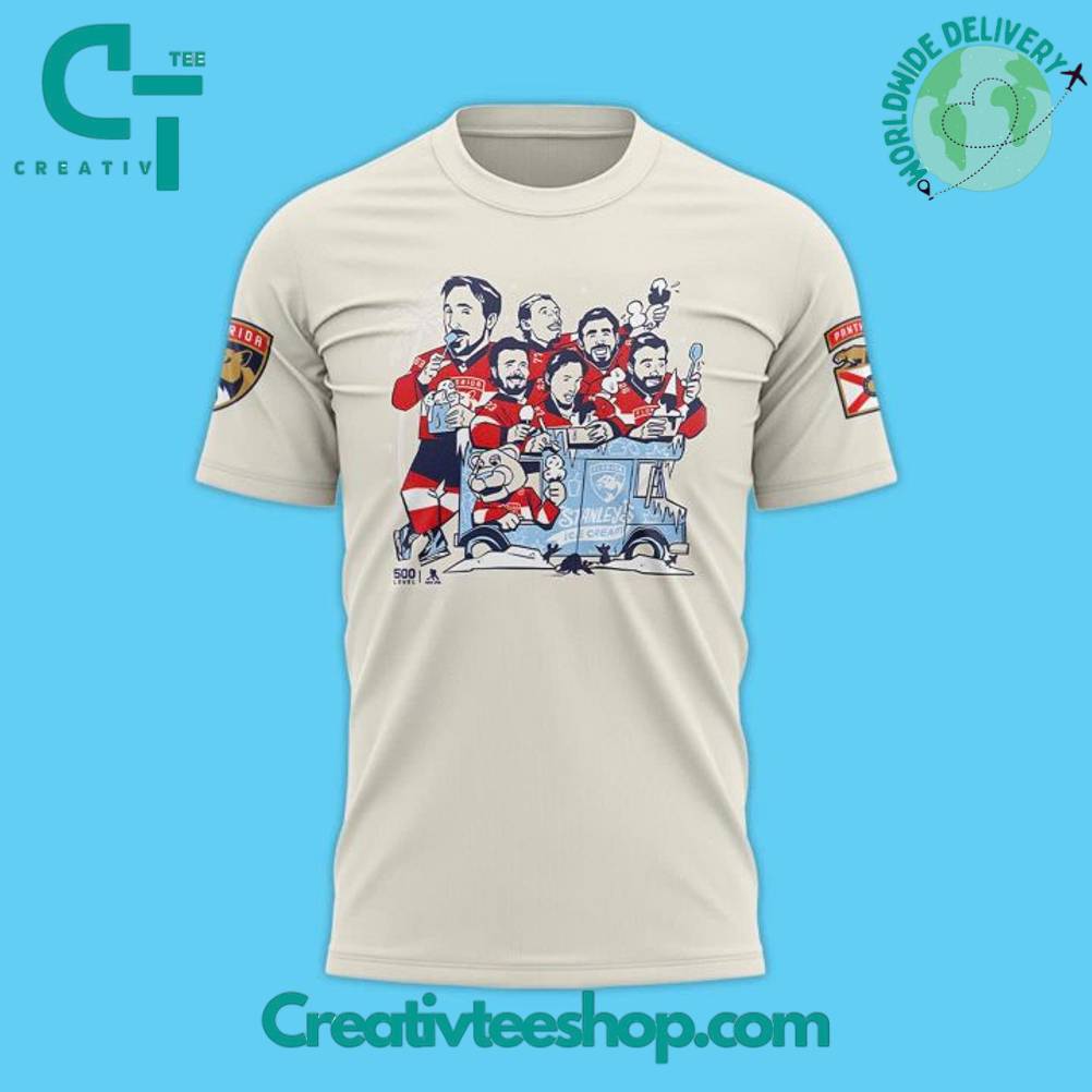 Florida Panthers Ice Cream Scoops Graphic Limited Edition Shirt