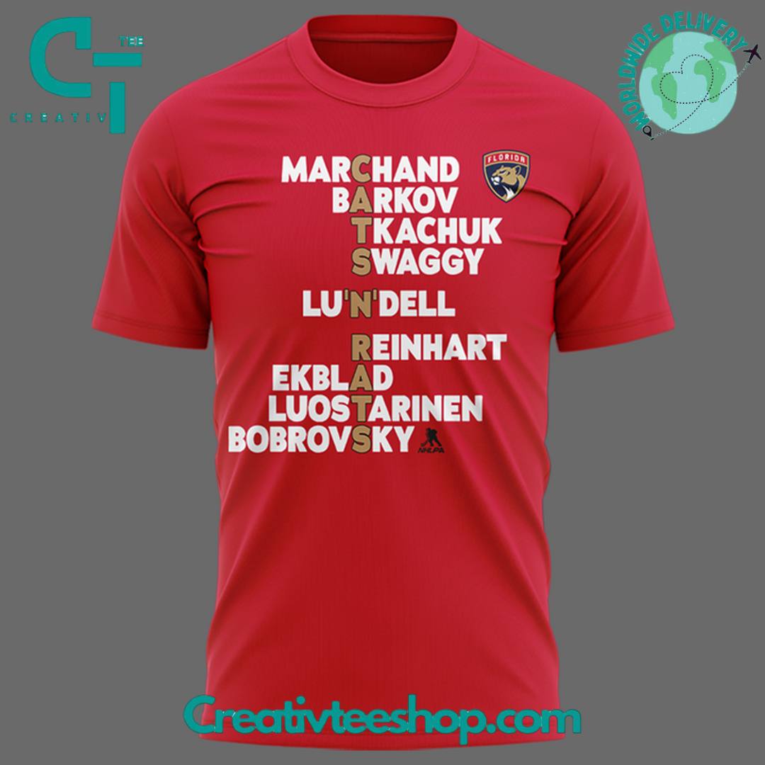 Florida Panthers “We Want the Cup” Special Red Tee