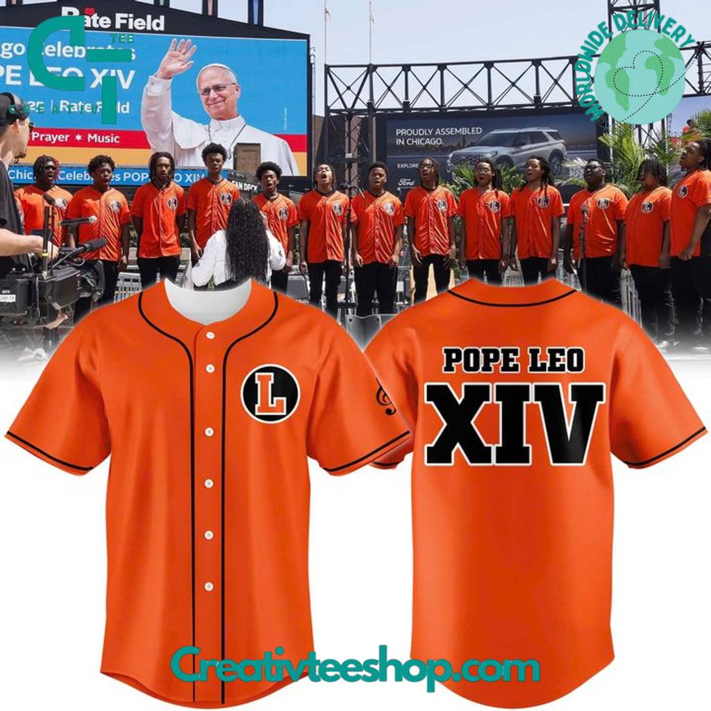 Leo Catholic High School Pope Leo XIV Orange Jersey