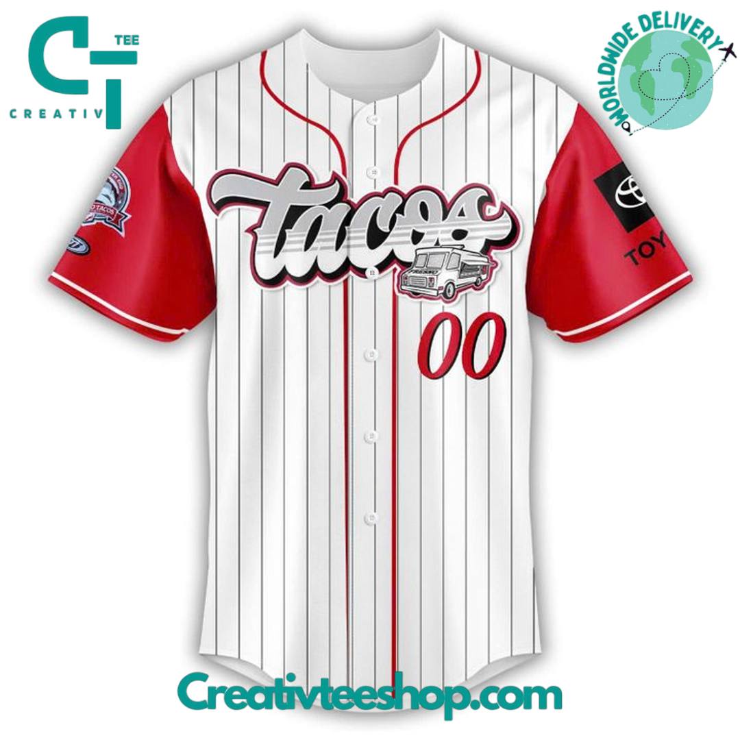Fresno Grizzlies Tacos Night Special Baseball Jersey
